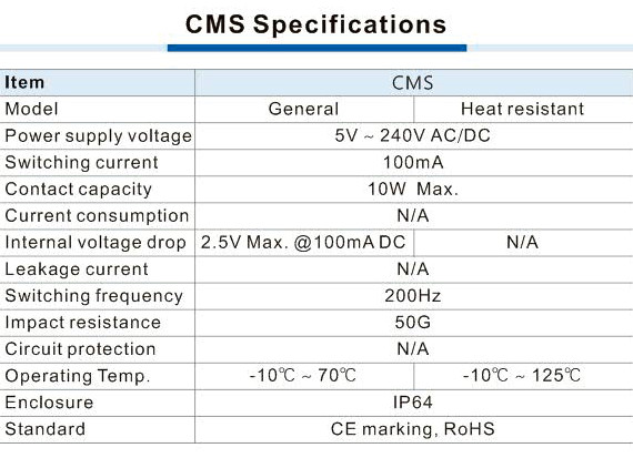 CMS,DMS Series Sensor